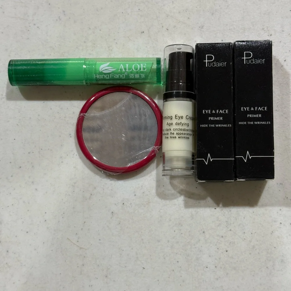 Eye & Face Primer Set with Aloe Lip Balm